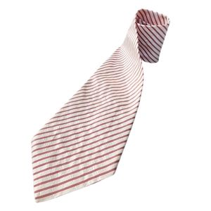 Vintage BOSS HUGO Boss Tie Muted Burgundy Red & Shimmery Cream